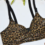 Cheetah Print Soft Cotton Daily Wear Bra
