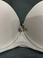 Bow Pendant Elegant Soft & Smooth Dotted Textured Padded Bra