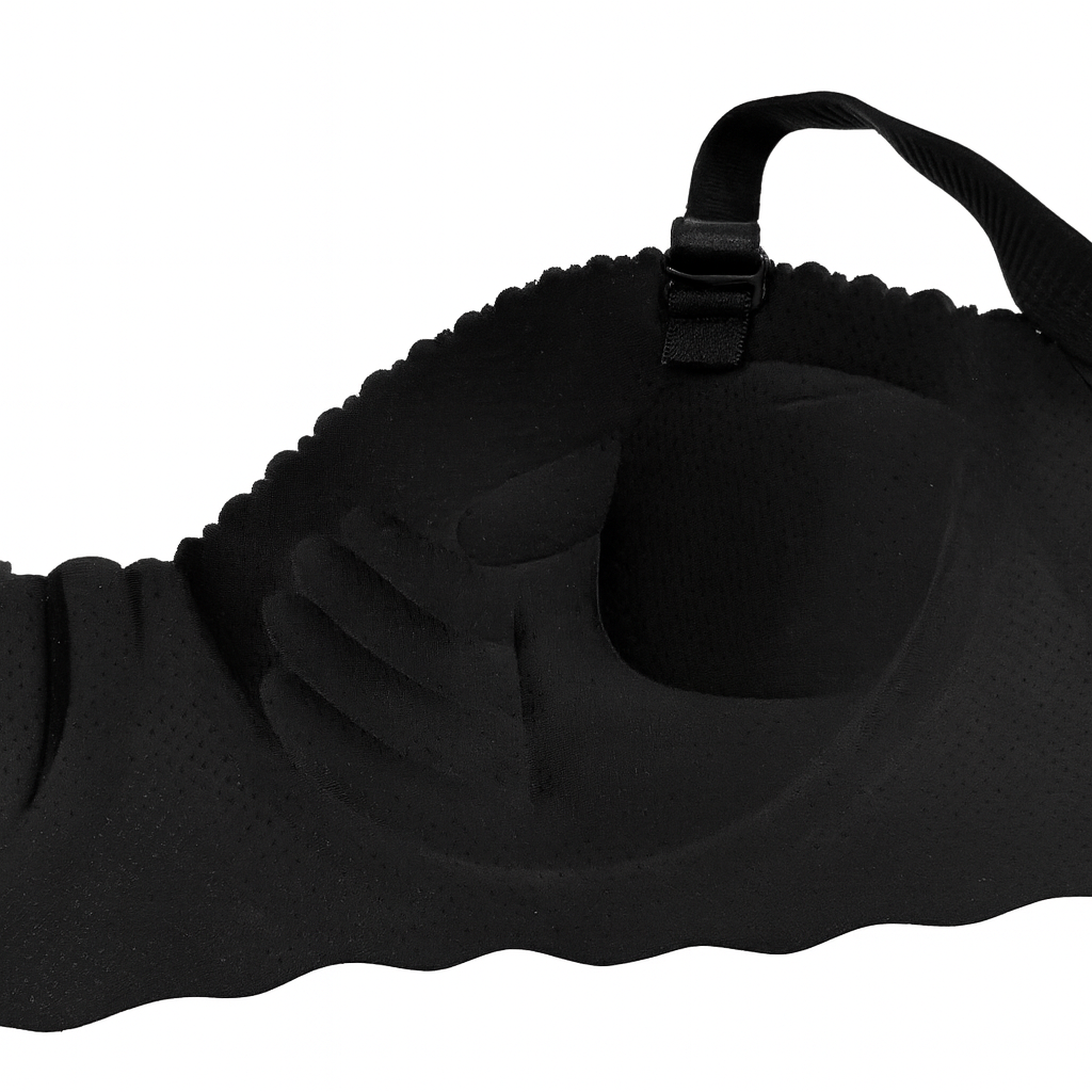 Cheetah Print Handshaped Double Padded Push up Half Cup Bra