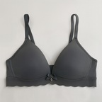 Bow Pendant Elegant Soft & Smooth Line Textured Padded Bra