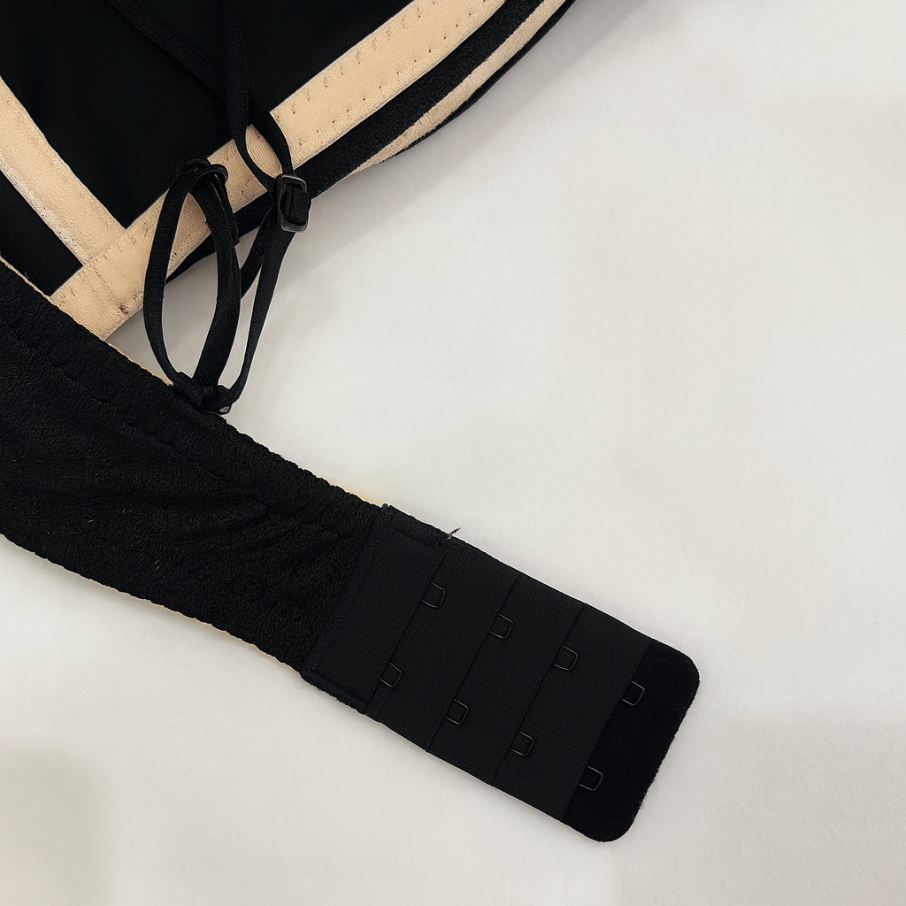 Cross Design Soft & Smooth Thin Double Strap Padded Bra