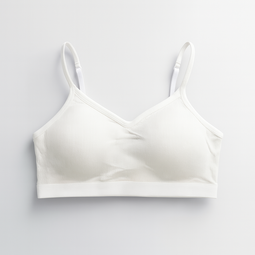 Tube Top Handshaped Seamless Cotton Padded Bra