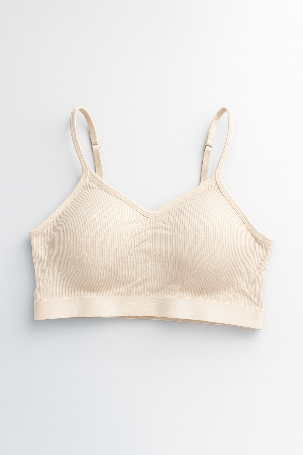 Tube Top Handshaped Seamless Cotton Padded Bra
