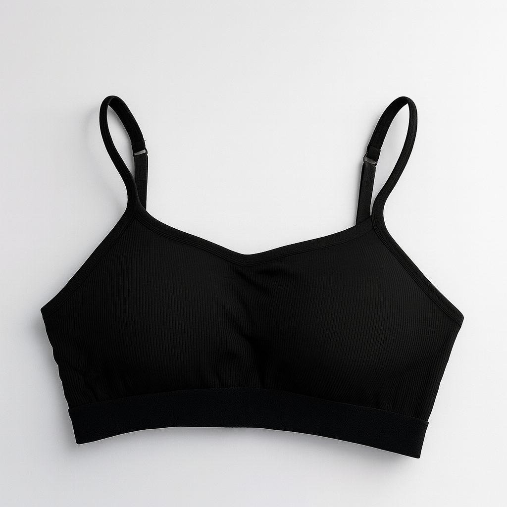 Tube Top Handshaped Seamless Cotton Padded Bra