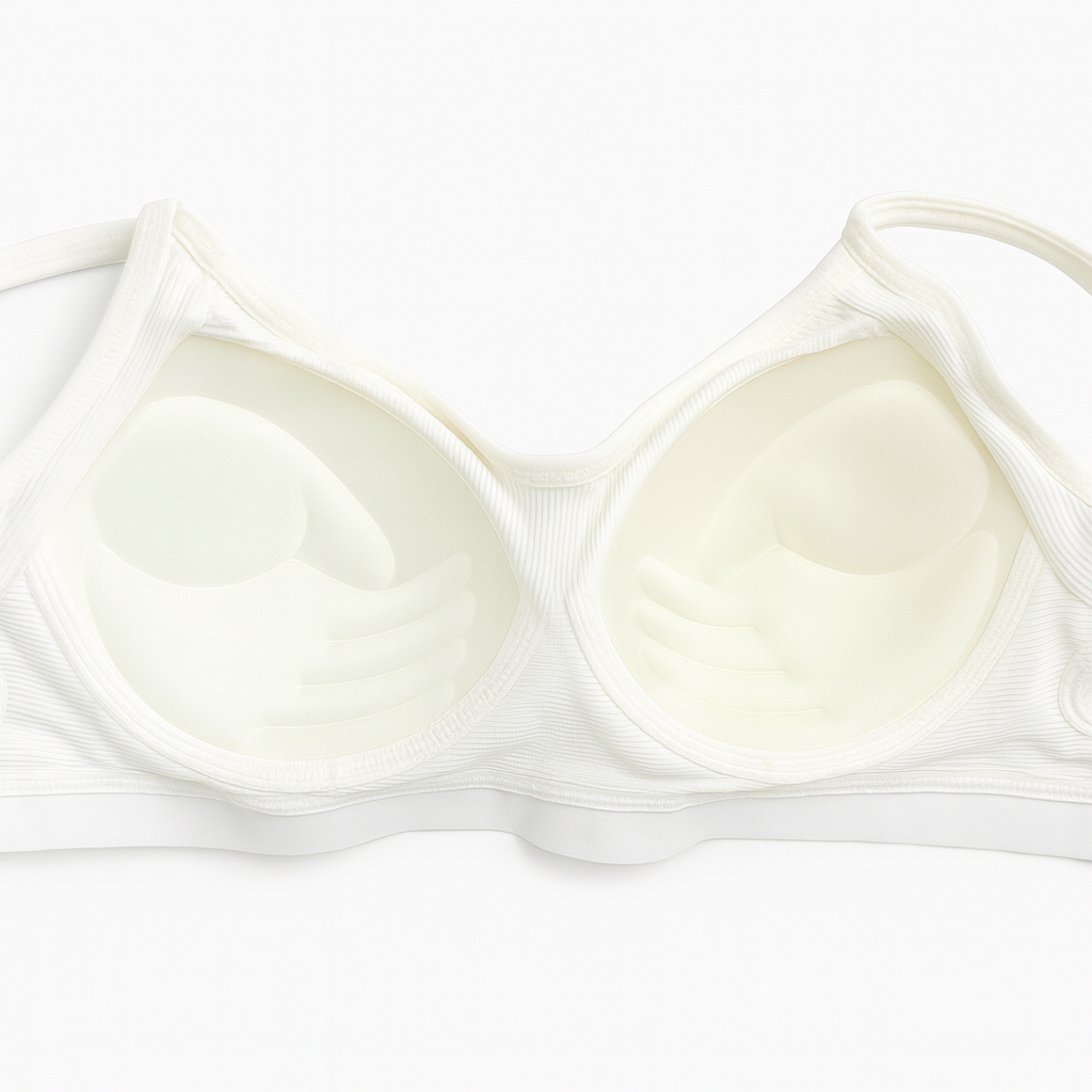 Tube Top Handshaped Seamless Cotton Padded Bra