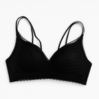 Fancy Embroidered Double String Laced Light Padded