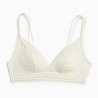 Fancy Embroidered Double String Laced Light Padded