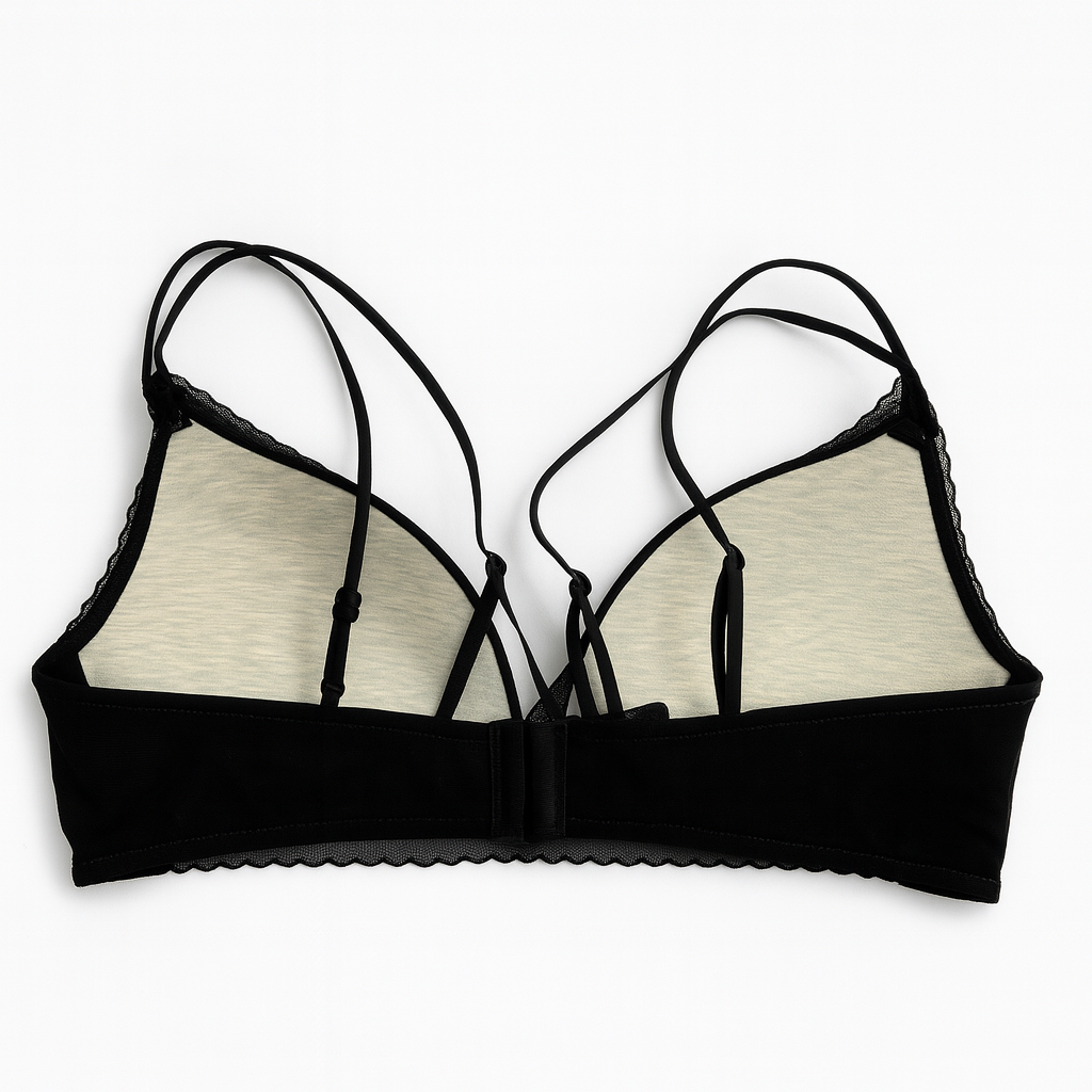 Fancy Embroidered Double String Laced Light Padded