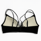 Fancy Embroidered Double String Laced Light Padded