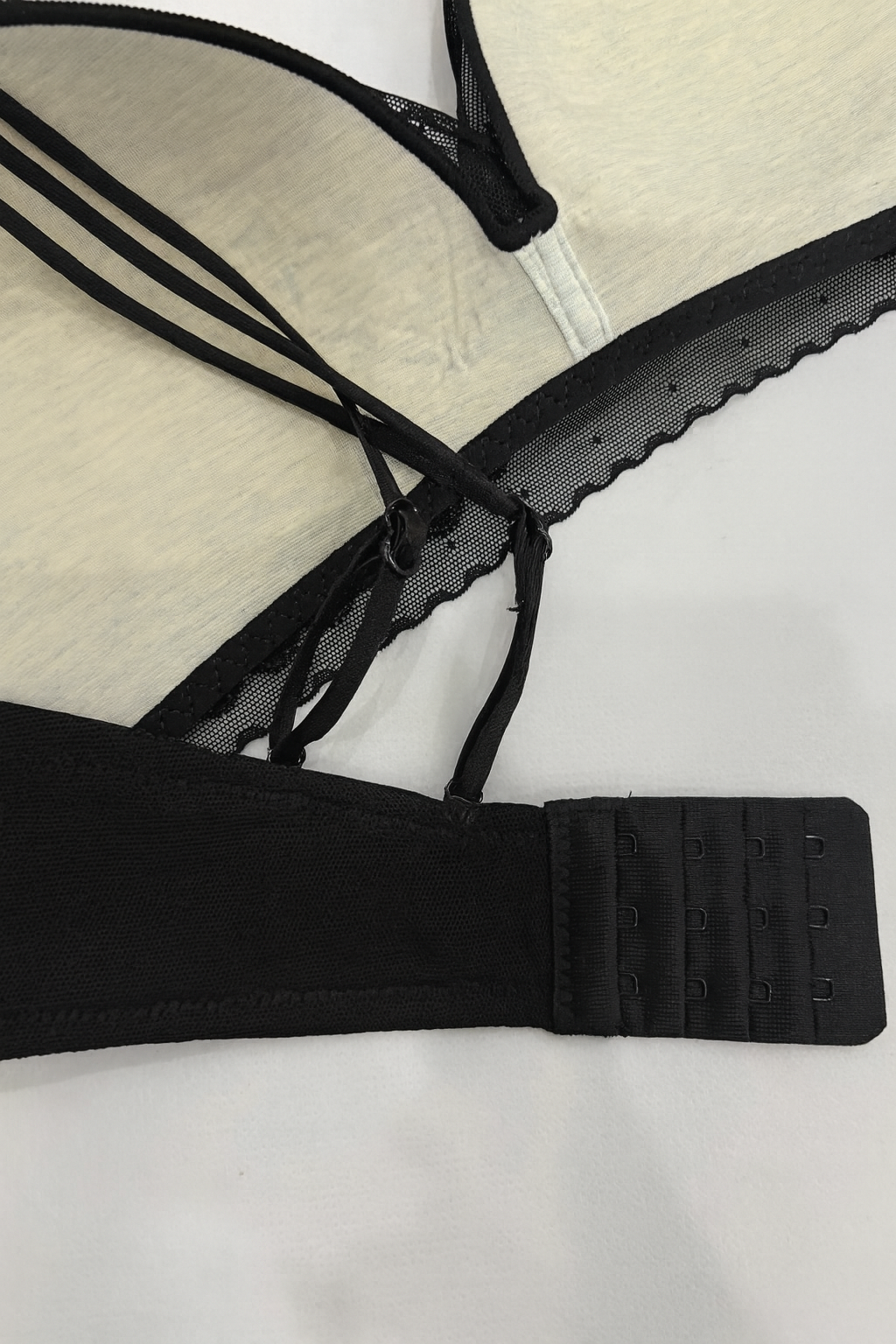 Fancy Embroidered Double String Laced Light Padded