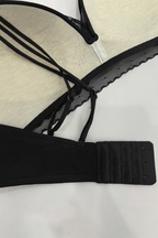 Fancy Embroidered Double String Laced Light Padded