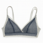 Fancy Embroidered Double String Laced Light Padded