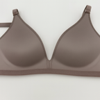 Soft Straight Lined Wireless Deep Cleavage Triangle Bralette
