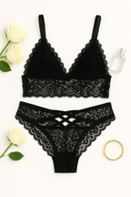 Sexy Laced Valentine Special Bra Panty Set