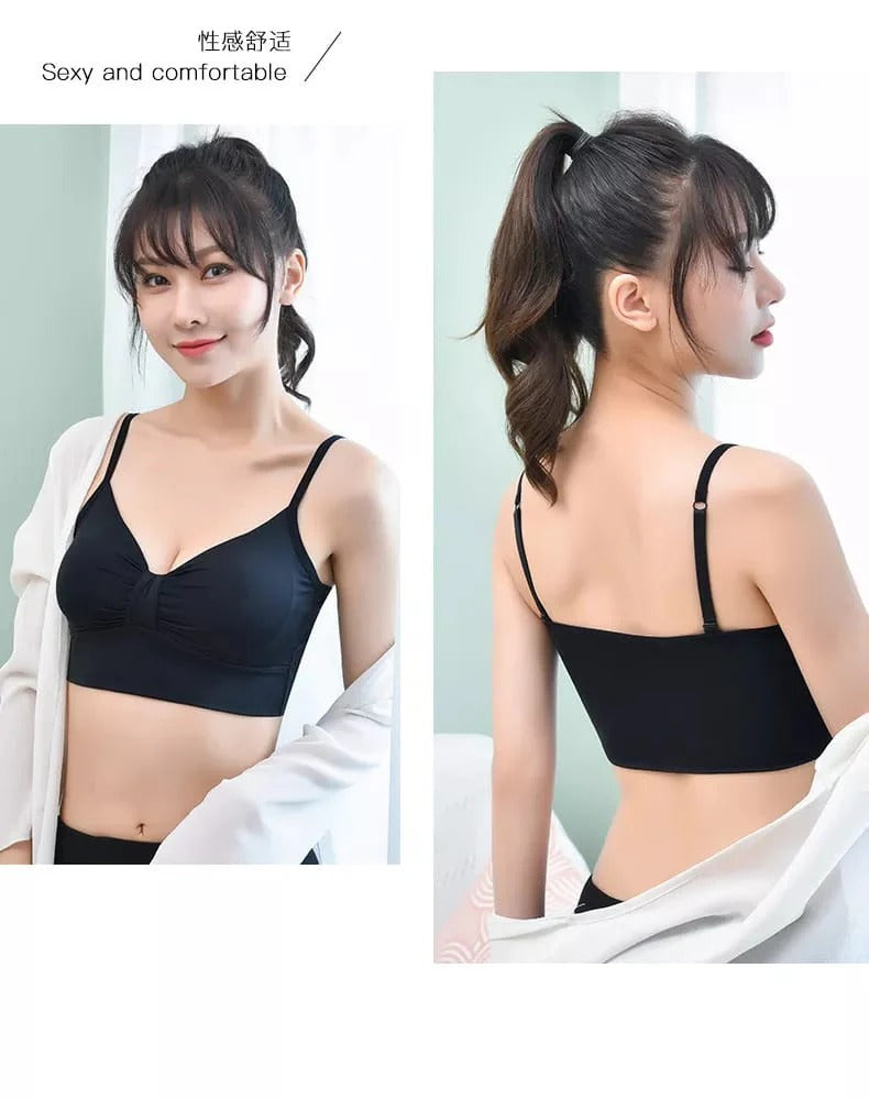 Trendy Bow Soft and Silky Padded Tank Top